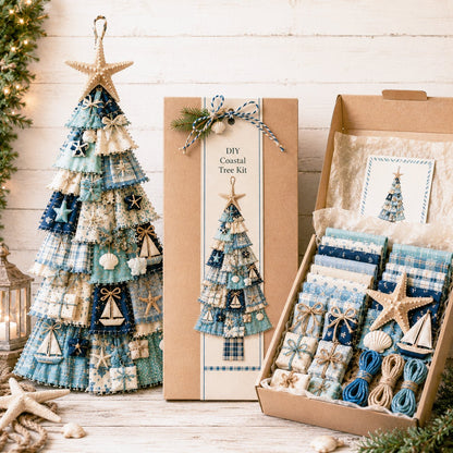 ⏳ Last Day 50% OFF – 🎄Beginner-Friendly DIY Oversized Patchwork Christmas Tree Door Hanging Kit | Complete Kit with All Tools & Step-by-Step Guide Included 💕