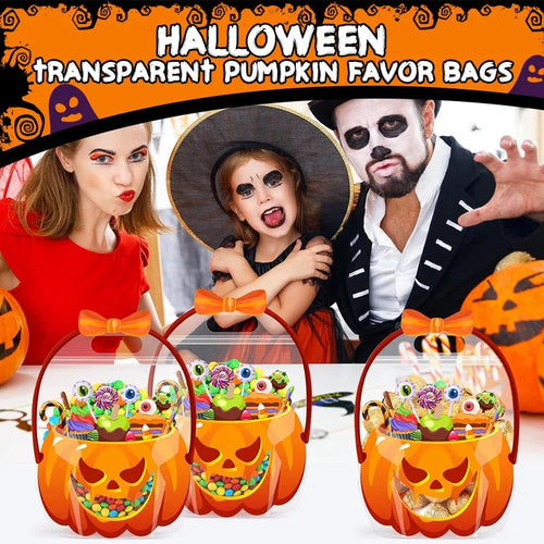 🥳2026 BESTSELLER🥳 Halloween Goodie Bags Plastic Candy Bag🎃