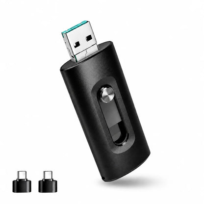 📱4-in-1 Mobile USB Flash Drive – Back Up Photos & Free Up Space