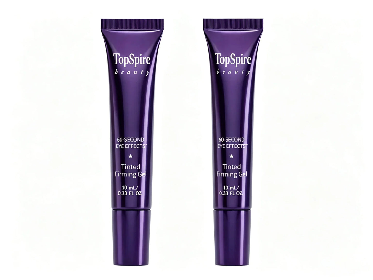 TopSpire 60 Second Effects Tinted Firming Gel - Under Eye Cream For Puffiness And Bags Under Eyes