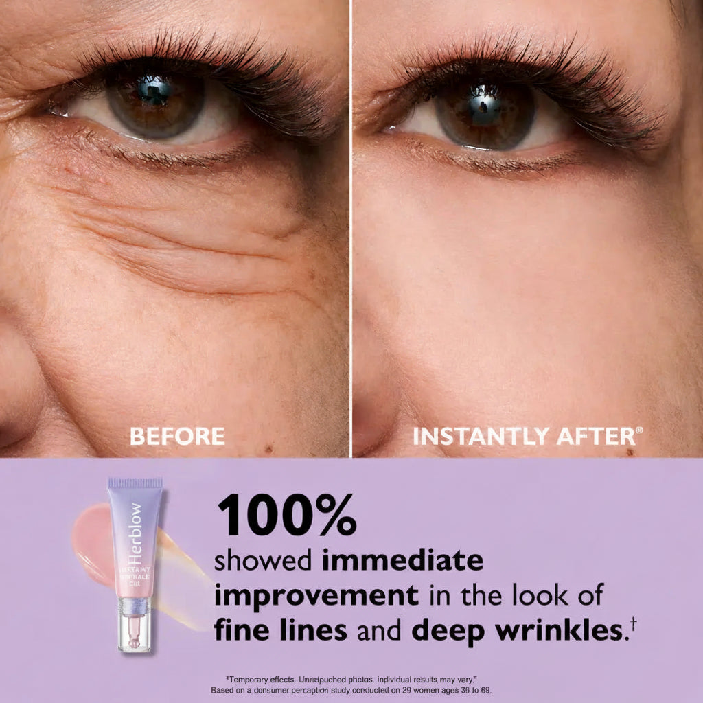 Herblow Eye Bag Instant Eraser, Tightens, Firms, & Blurs Wrinkles
