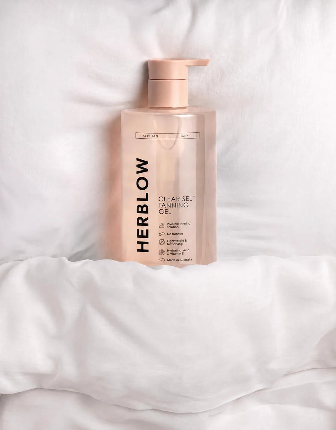 HERBLOW Clear Self Tanning Gel + Free Mitt Bundle