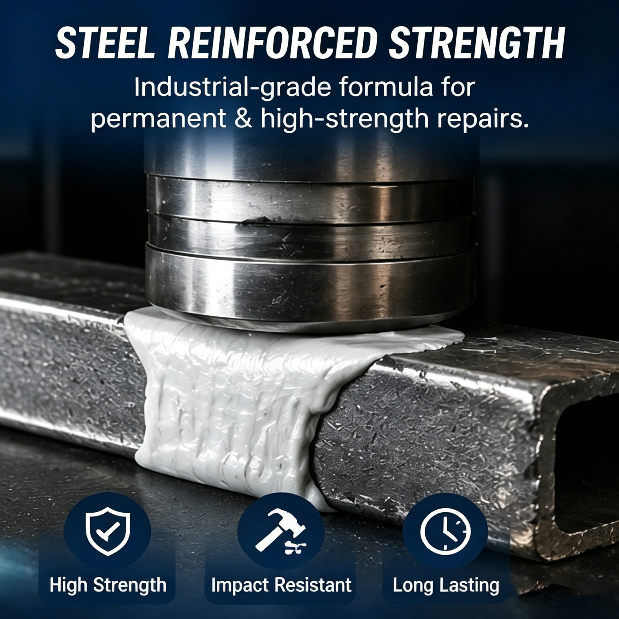 Steel reinforced strength