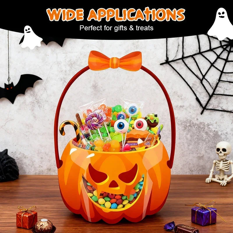 🥳2026 BESTSELLER🥳 Halloween Goodie Bags Plastic Candy Bag🎃