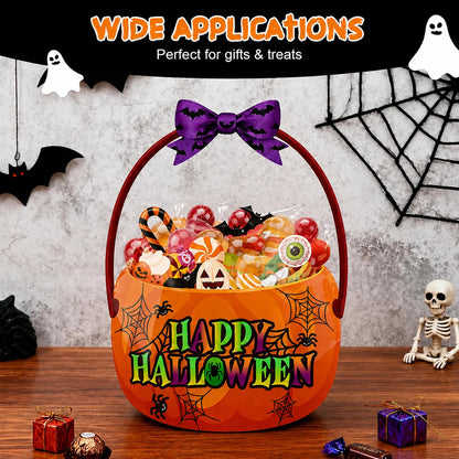 🥳2026 BESTSELLER🥳 Halloween Goodie Bags Plastic Candy Bag🎃