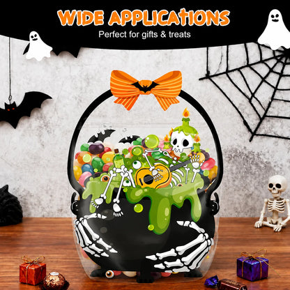 🥳2026 BESTSELLER🥳 Halloween Goodie Bags Plastic Candy Bag🎃