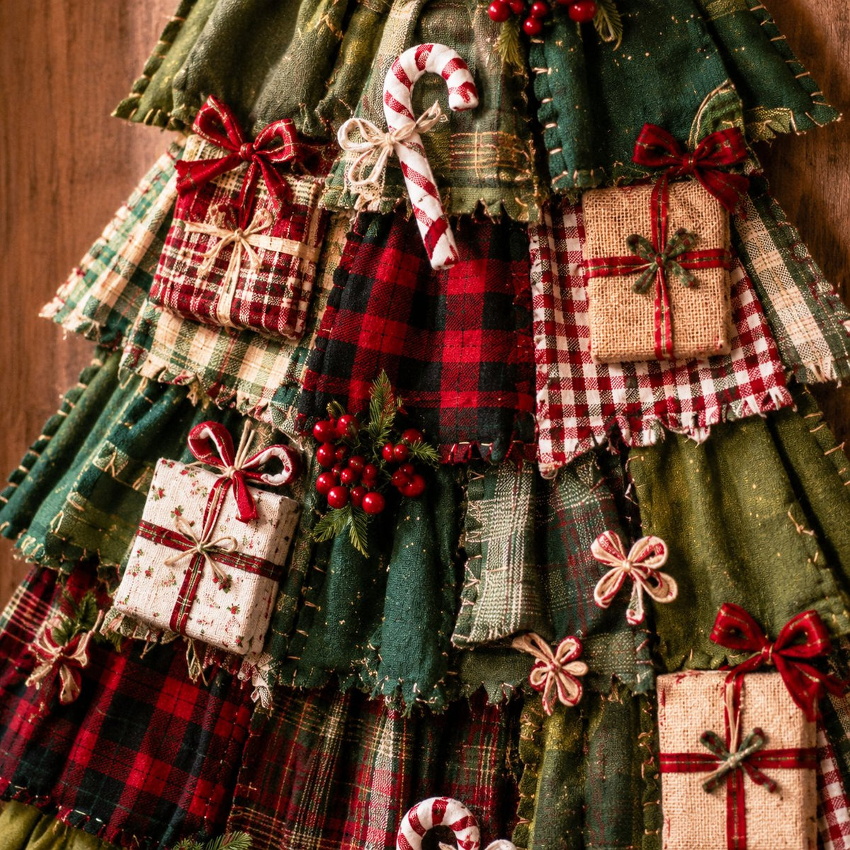 ⏳ Last Day 50% OFF – 🎄Beginner-Friendly DIY Oversized Patchwork Christmas Tree Door Hanging Kit | Complete Kit with All Tools & Step-by-Step Guide Included 💕