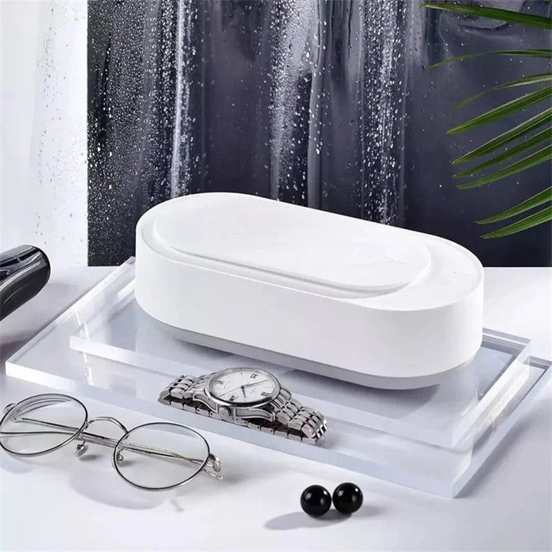 ✨ 3-Minute Ultrasonic Cleaner – Easy One-Button Jewelry & Glasses Cleaning