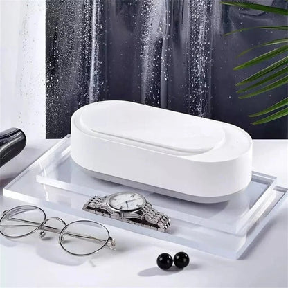 ✨ 3-Minute Ultrasonic Cleaner – Easy One-Button Jewelry & Glasses Cleaning